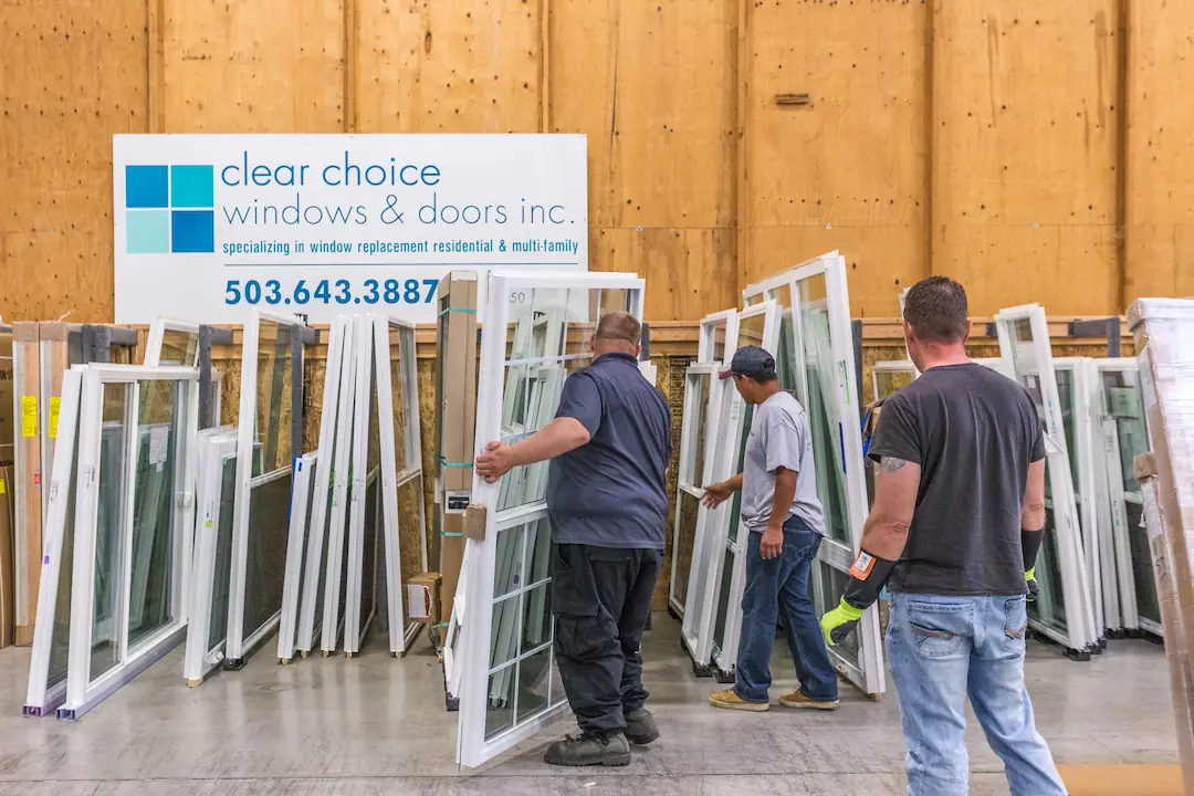 aluminum window installation clear choice windows and doors WA and OR