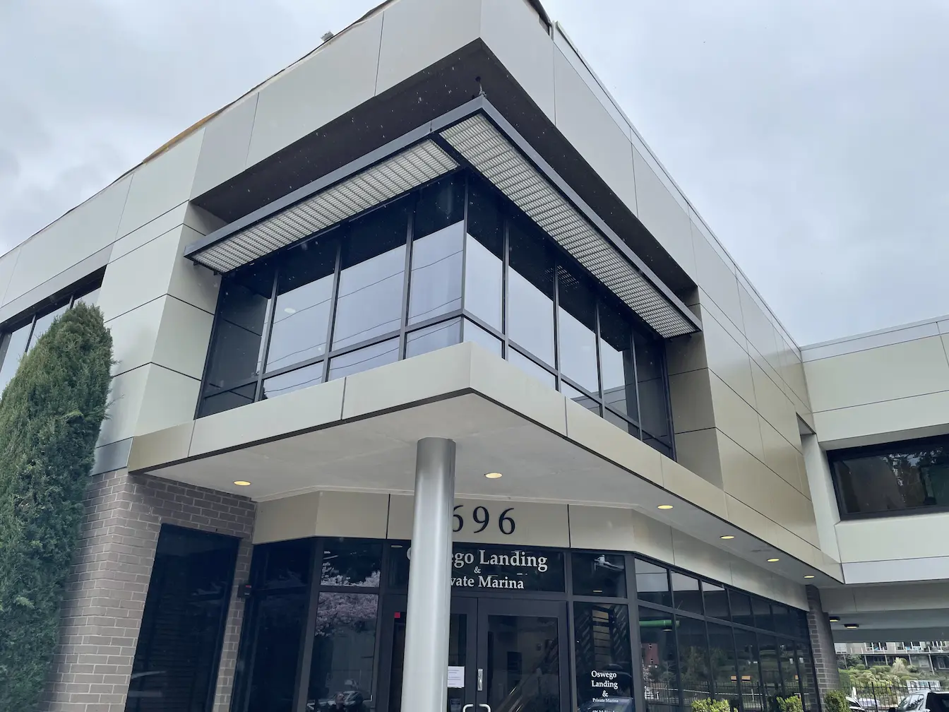 Front entrance of a building